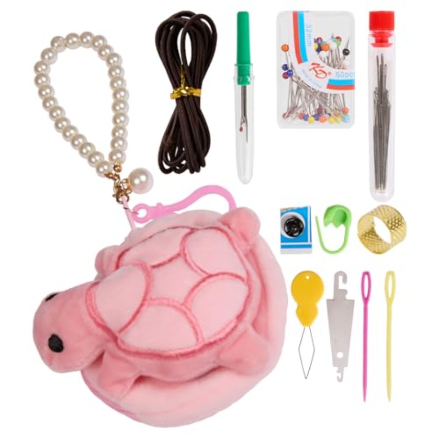 Sewing Pin Cushion - Tortoise Shape Pin Cushion with Sewing