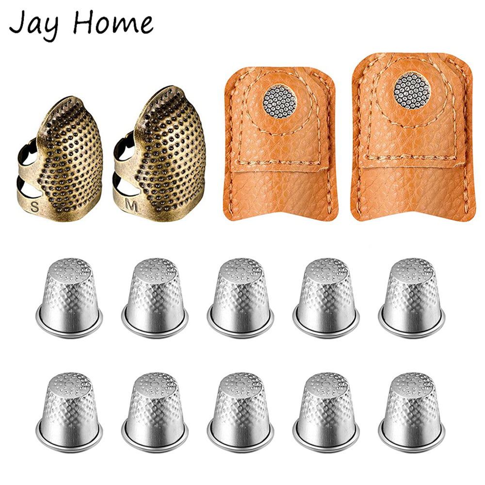 Sewing Thimble Metal - 14Pcs Sewing Thimble Set Metal Copper