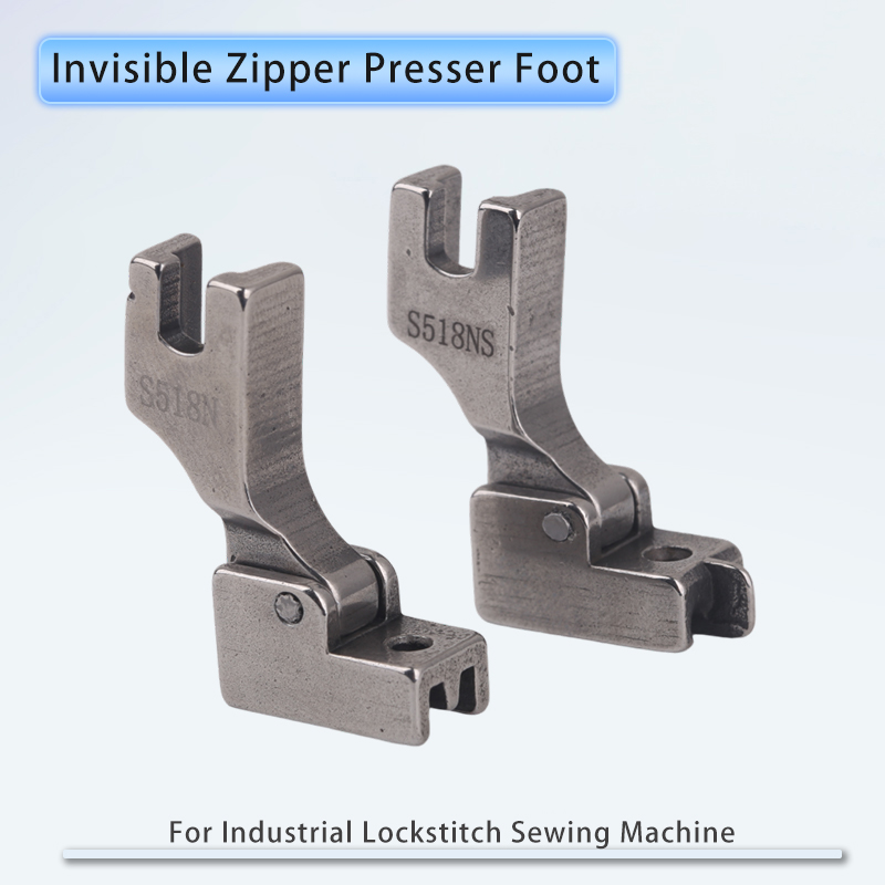 Zipper Foot Presser - S518 S518N S518S S518NS Invisible Zipper