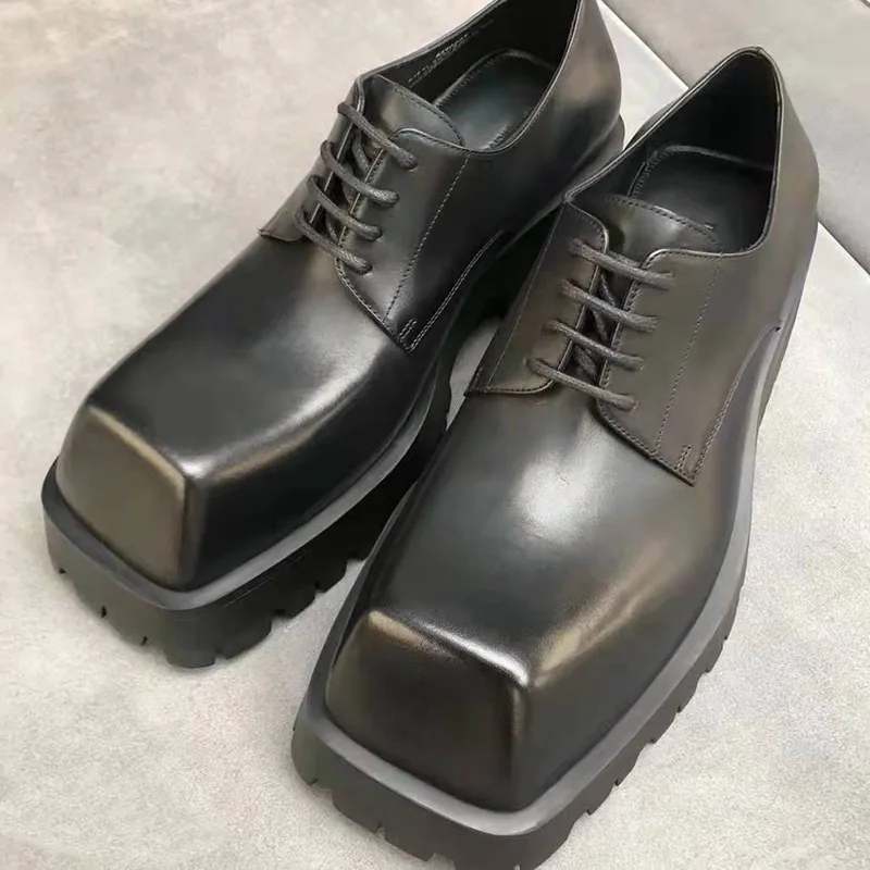 Sewing Latex - Men's Loafers Leather Motorcycle Boots Crocodile