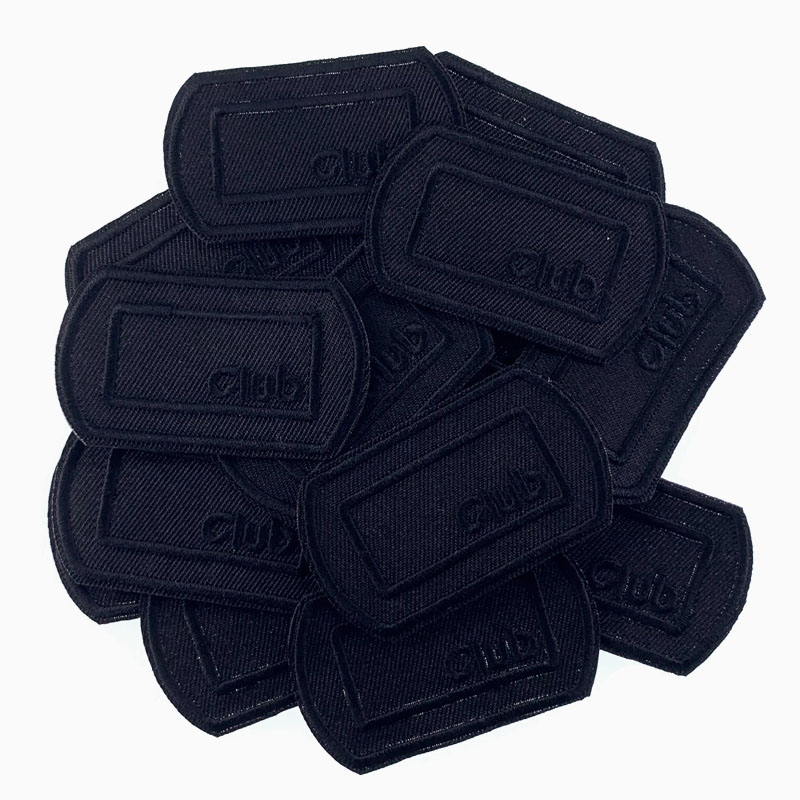 Velcro Sew On - 5Pcs Black Patches for Clothes Iron
