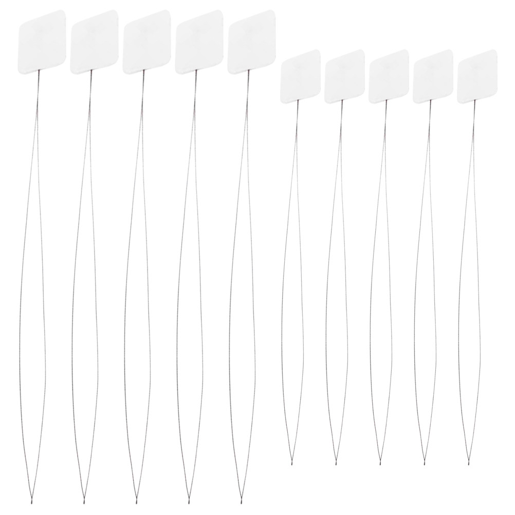 Needle Threader Tool - 10Pcs Punch Needle Threaders Multifunctional Steel