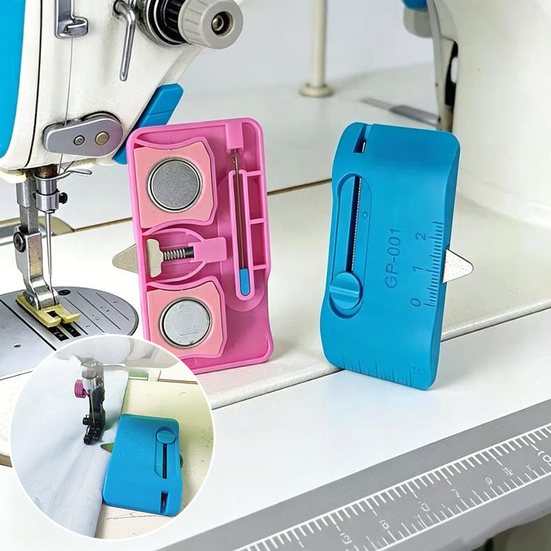 Seam Ripper Tool - Tool-Free Adjustable Magnetic Sewing Track Built-In