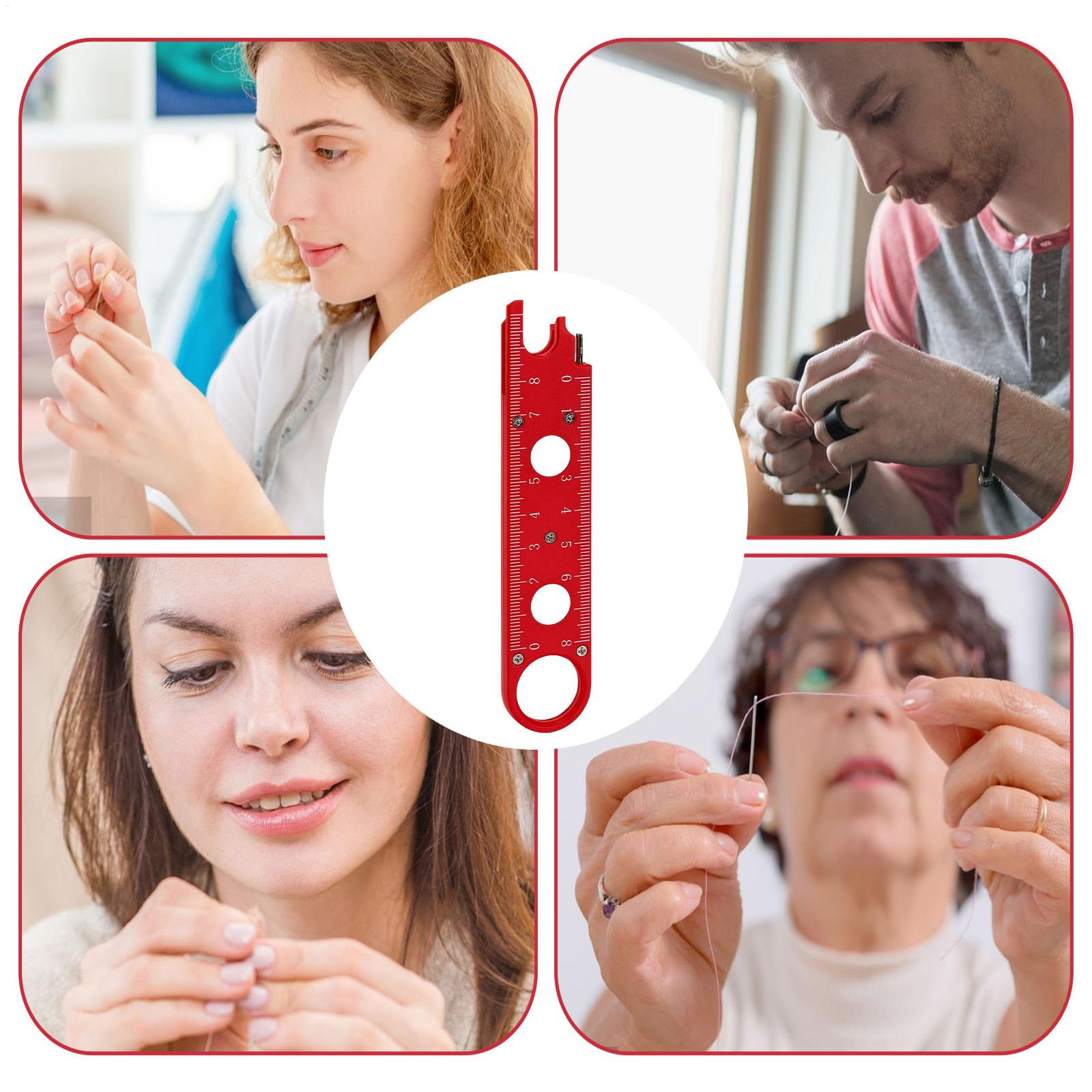 Needle Threader Tool - Sewing Machine Needle Threader Safe Aligning
