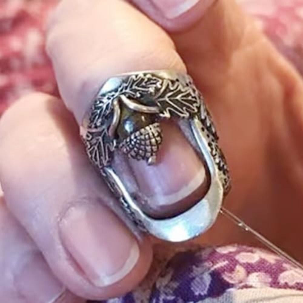 Sewing Thimble Metal - Metal Open Nail Acorn Thimble Durable