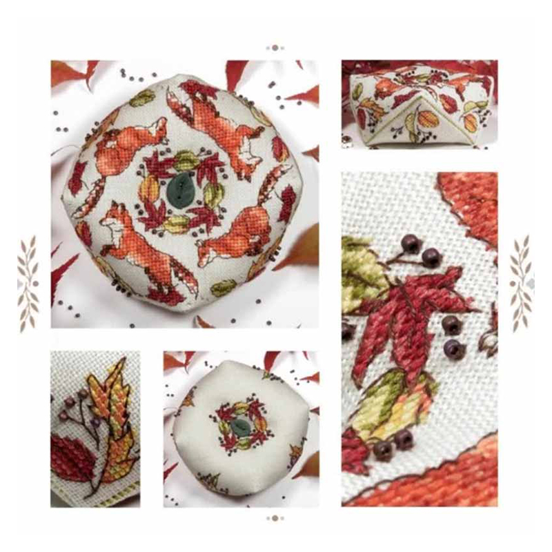 Sewing Pin Cushion - ZC184 Cross stitch kits Cross-stitch embroidery