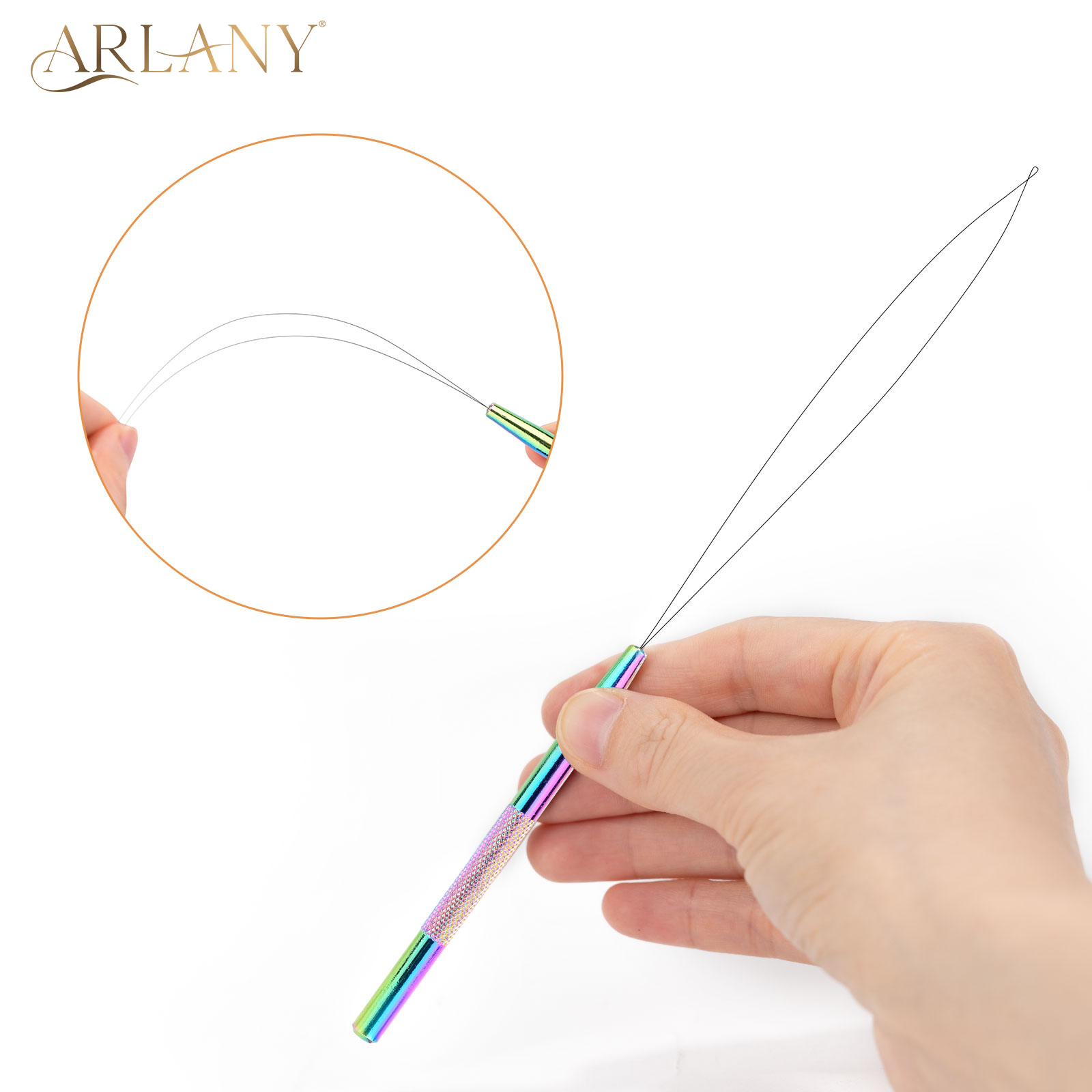 Needle Threader Tool - 1Pcs Micro Rings Bead Tool Loop