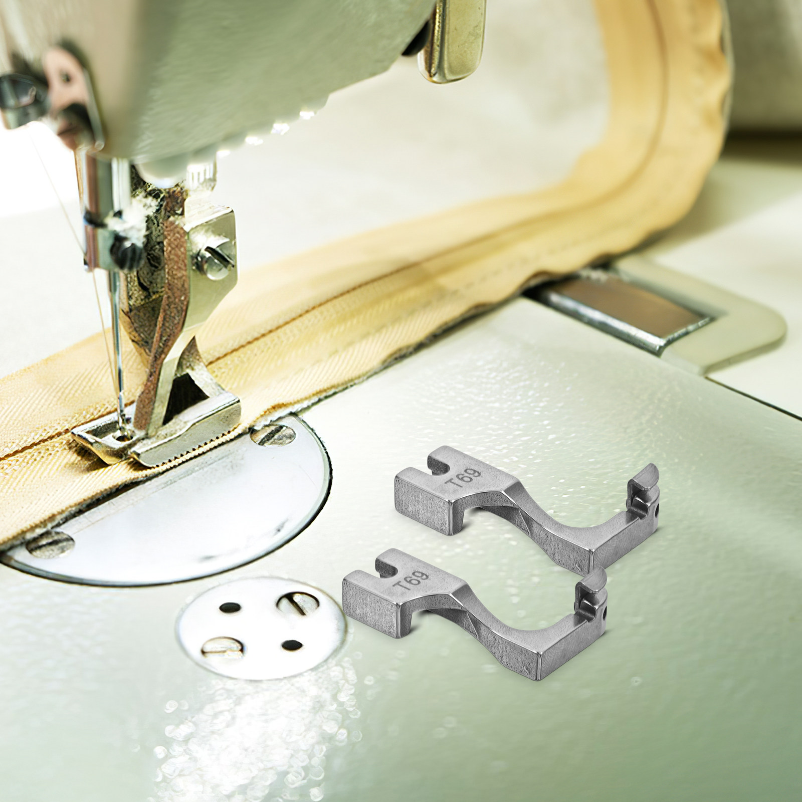 Zipper Foot Presser - 2Pcs Adjustable Invisible Zipper Presser Foot