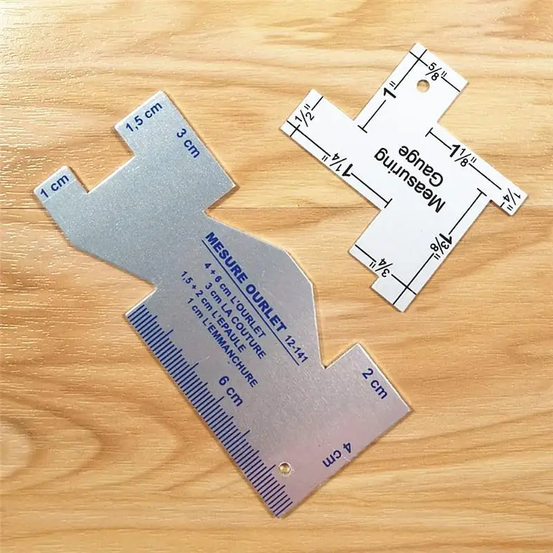 Seam Gauge Metal - Fabric Marker Tailor Chalk and Metal