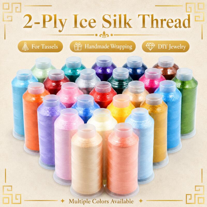 Sewing Thread In Textile - Vertical Tassel Thread 150D/2 Strands Embroidery