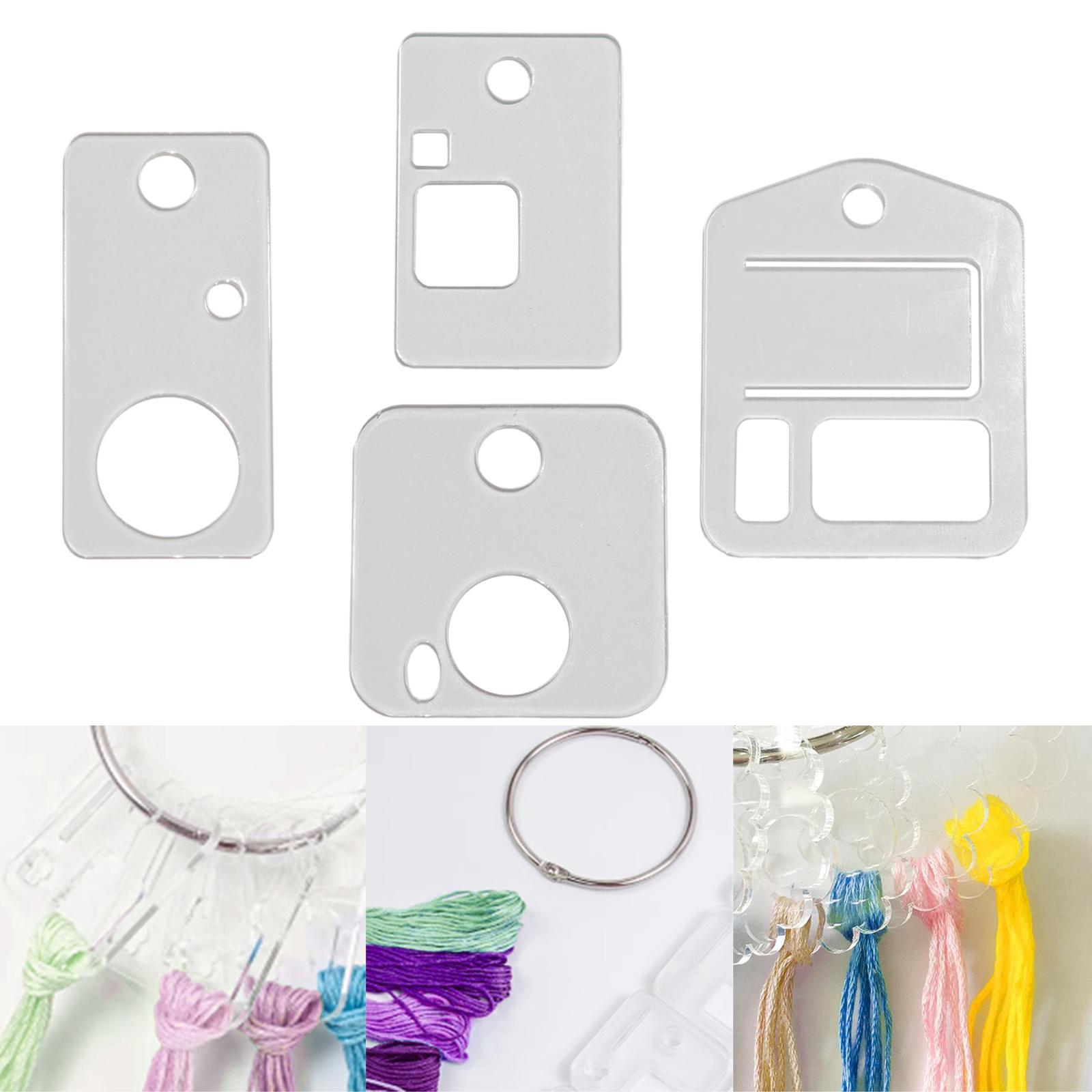 Embroidery Floss Thread - 50pcs Acrylic Cross Embroidery Floss Thread
