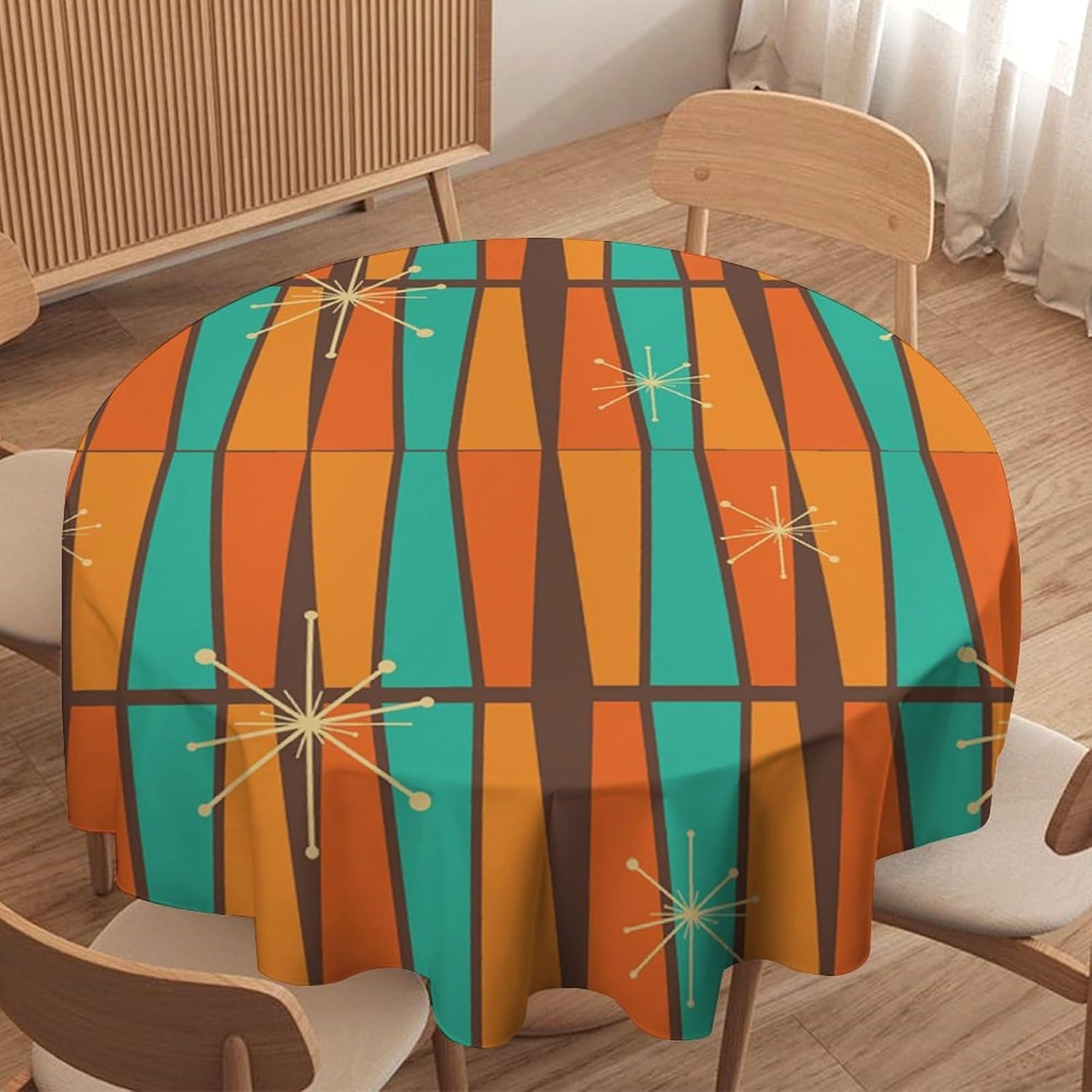 Mid Century Modern Orange Yell - Century Textile & Sewing Supply Photos review and price