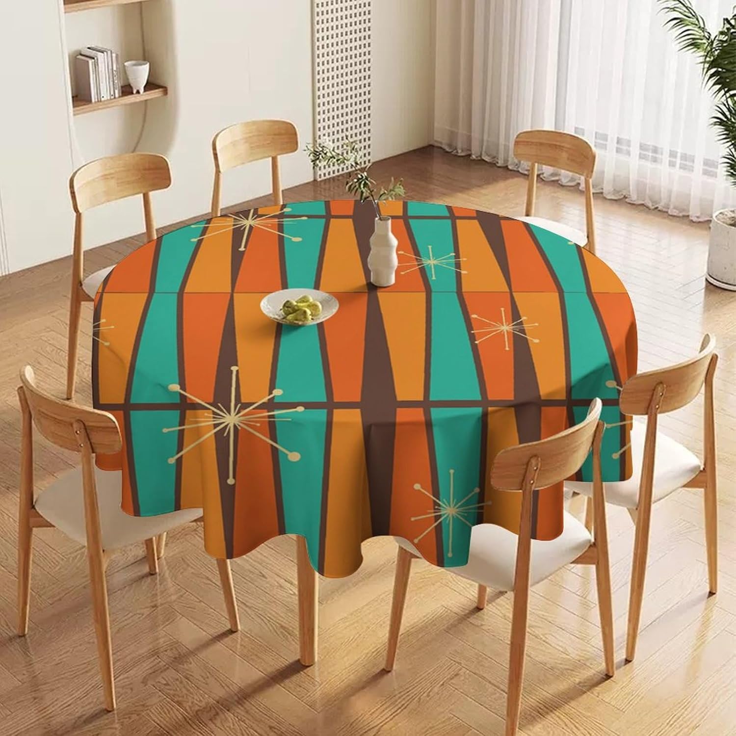 Mid Century Modern Orange Yell - Century Textile & Sewing Supply Photos review and price