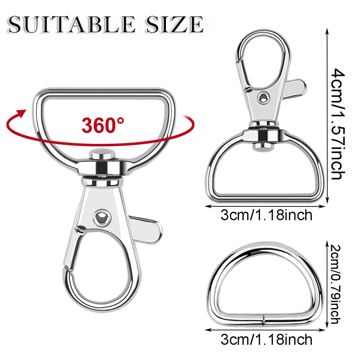 10/20 Set Large D Clip Swivel  - Sewing Kit review and price