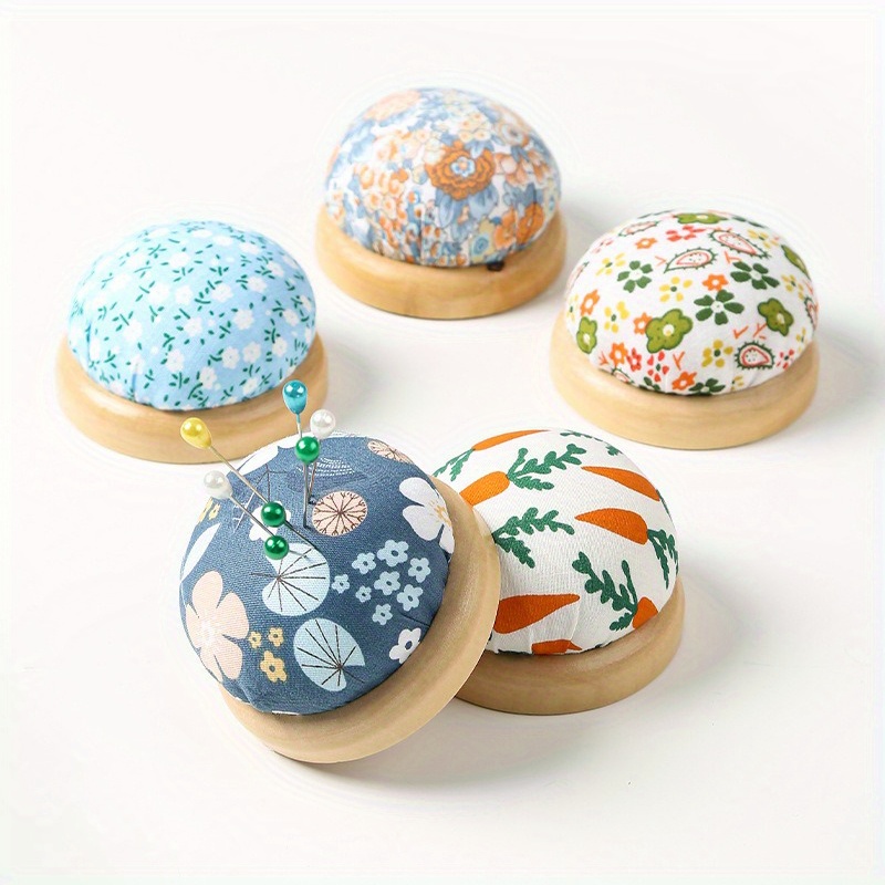 Charming Wood-Base Pin Cushion - Sewing Pin Cushion review and price