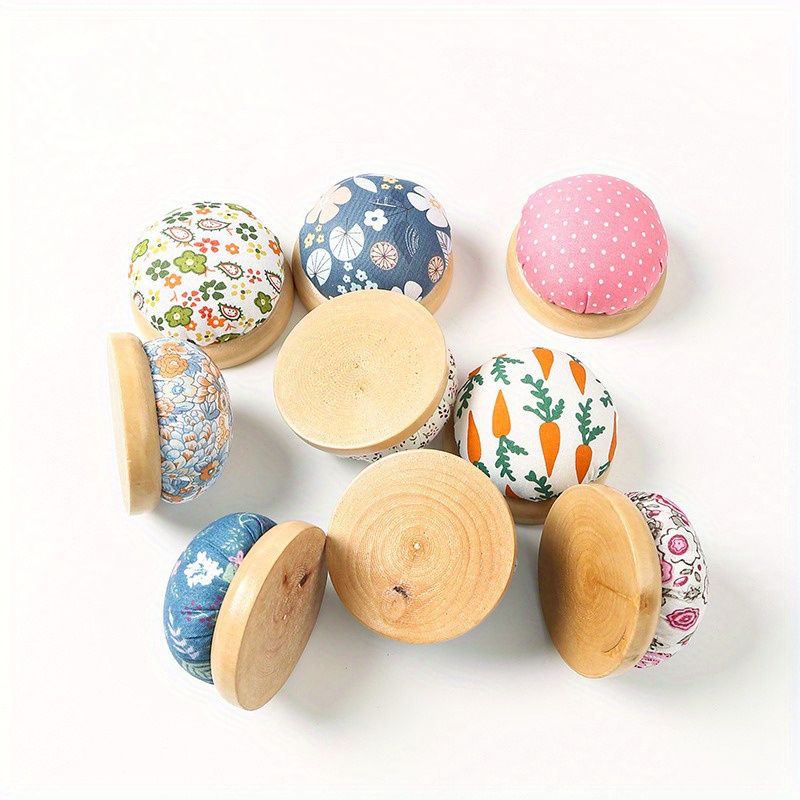 Charming Wood-Base Pin Cushion - Sewing Pin Cushion review and price