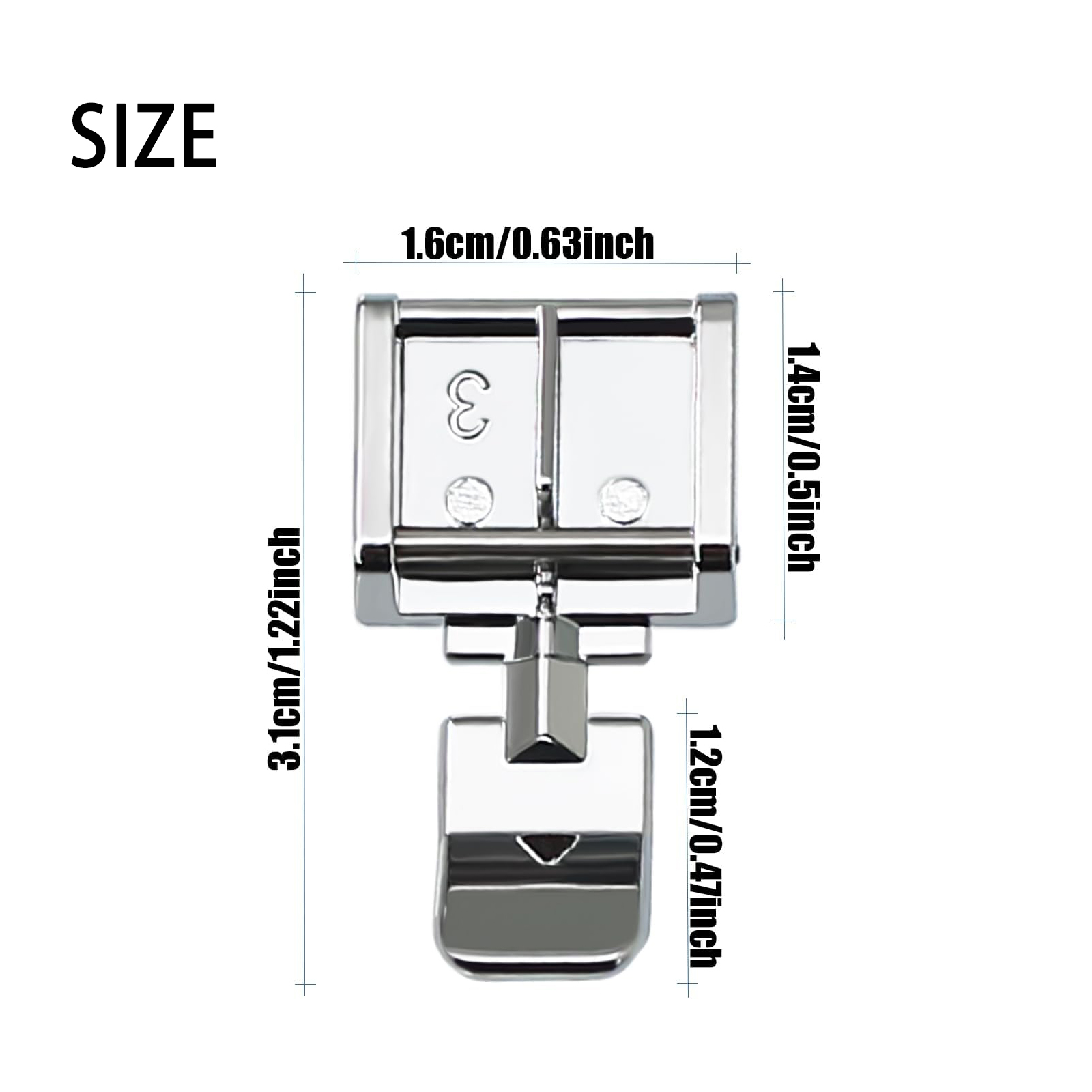 2Pcs #006905008 Zipper Presser - Zipper Foot Presser review and price