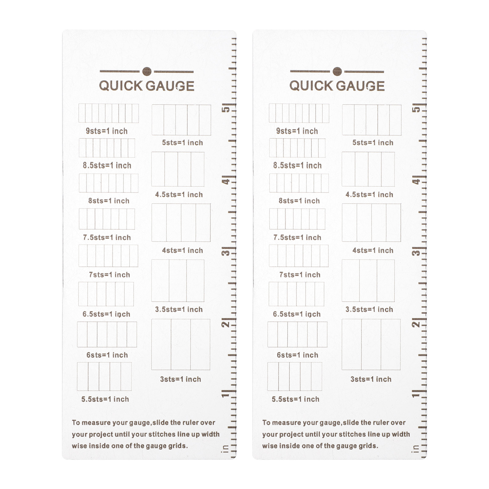 2Pcs Knitting Gauge Ruler Acry - Sewing Gauge Ruler review and price