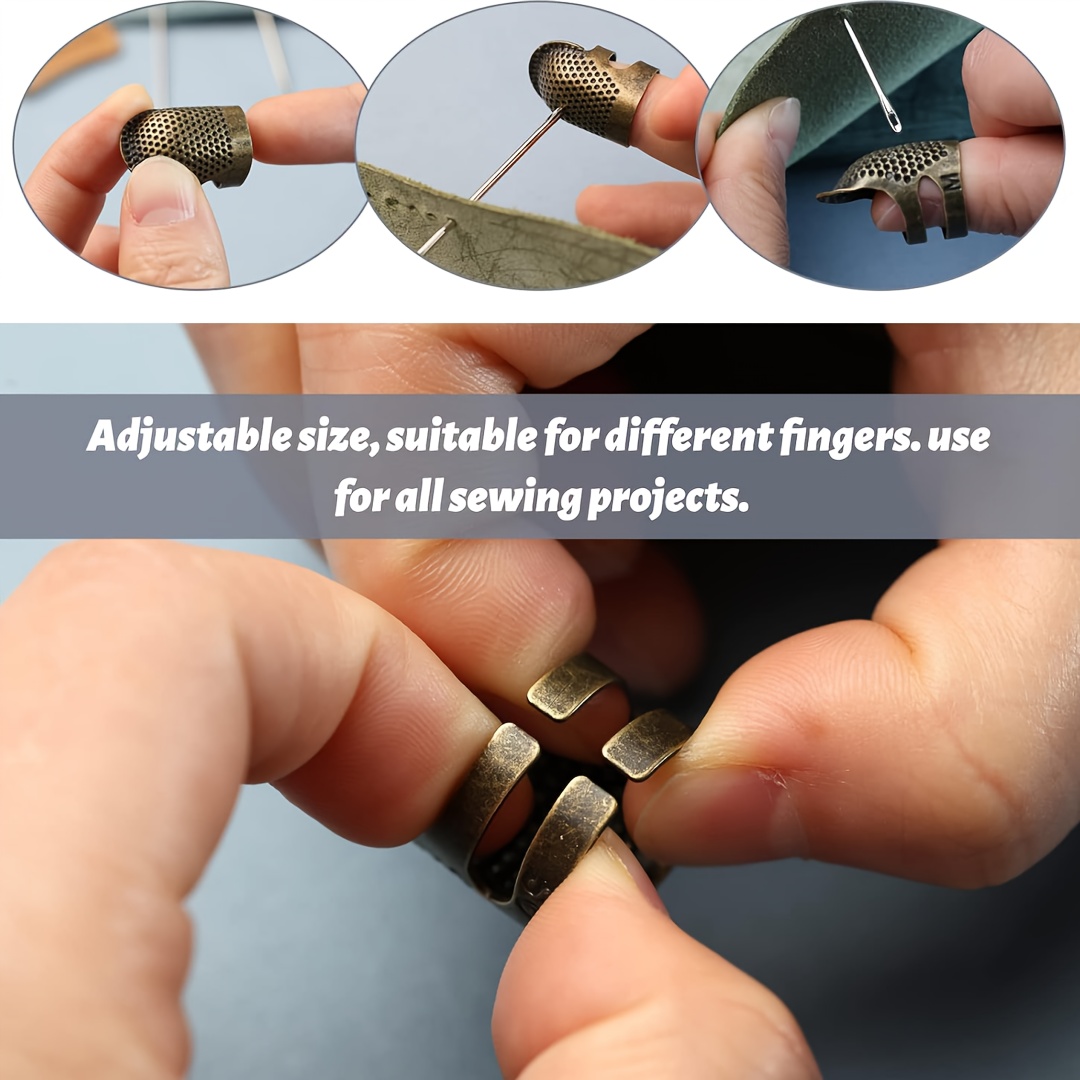 Sewing Thimbles, Adjustable Me - Sewing Thimble Metal review and price