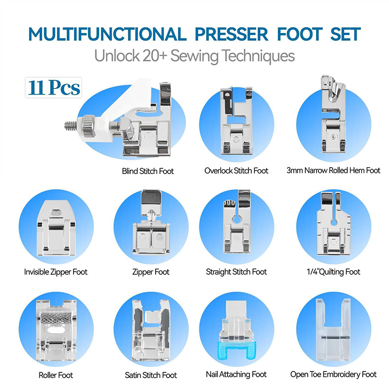 △ 11 Pcs Sewing Machine Presse - Zipper Foot Presser review and price