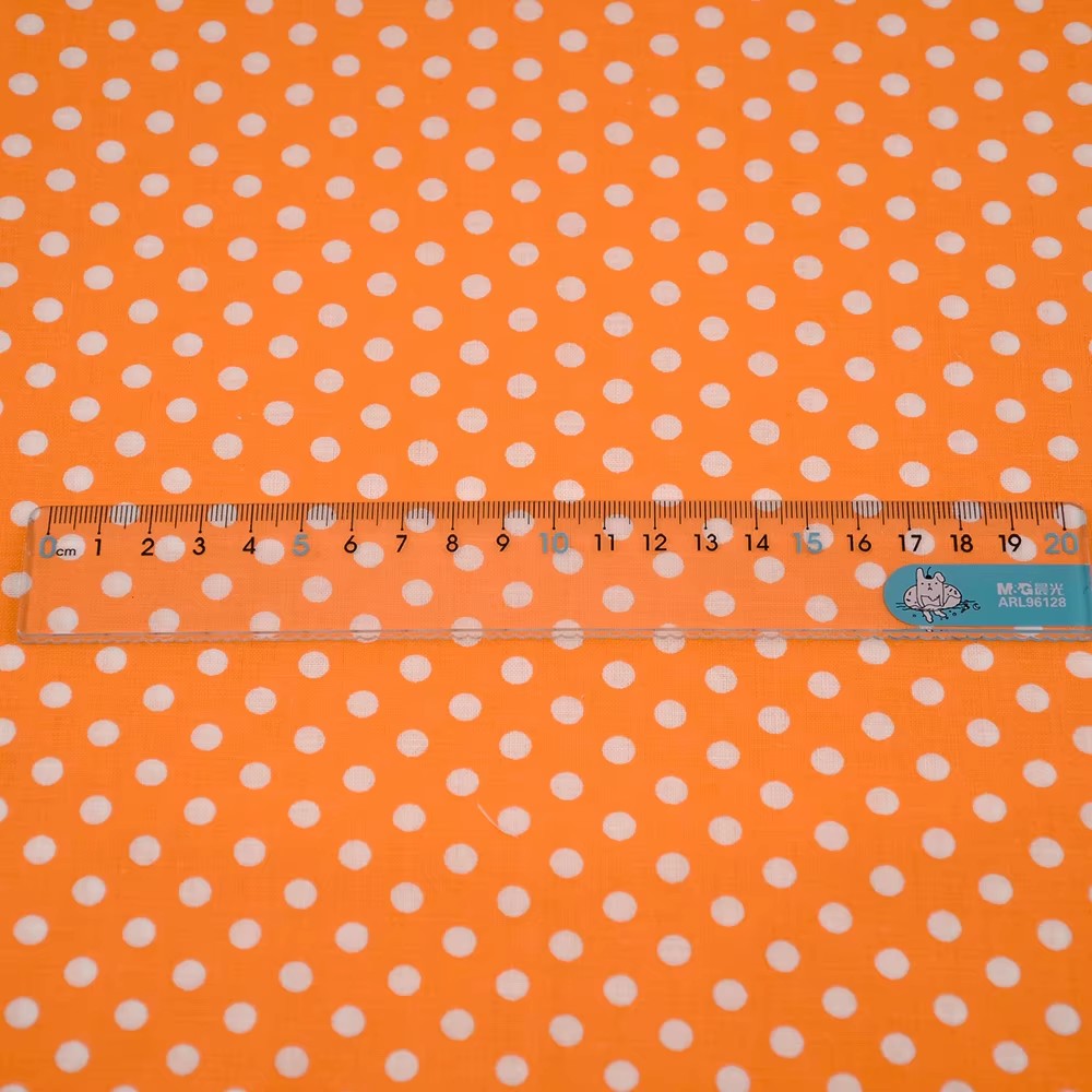 50X150CM White Orange Polka Do - Sewing And Textile review and price