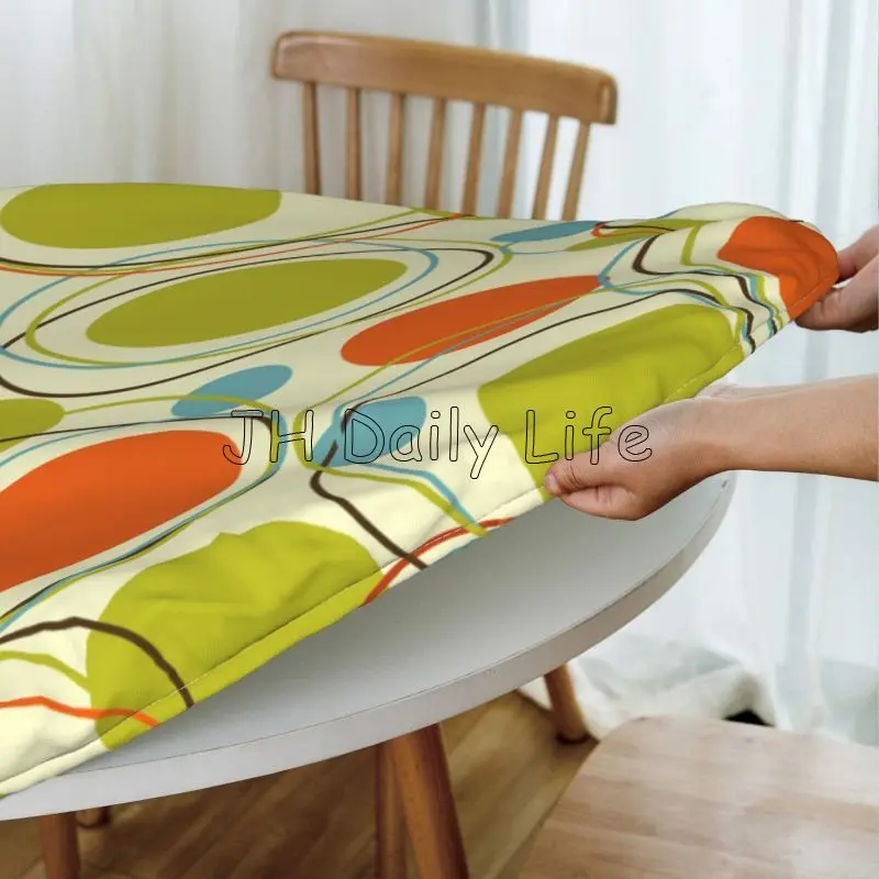 1950s Retro Yellow Abstract Mi - Century Textile & Sewing Supply Photos review and price