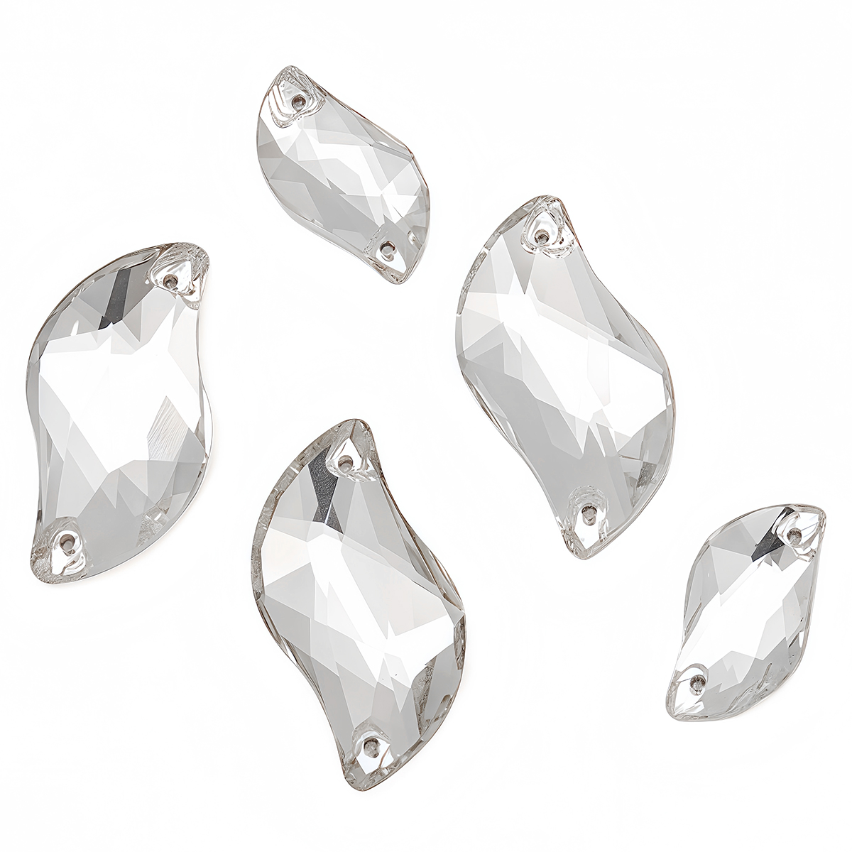 S Shape Sew On Rhinestone Crys - Sewing V review and price