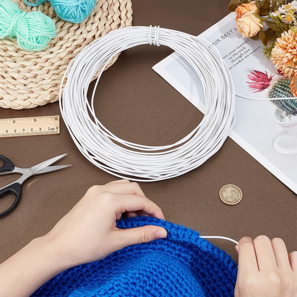 30m White Millinery Wire 2mm D - Sewing Kit review and price