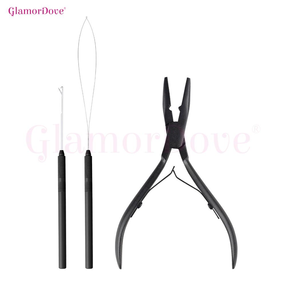 GlamorDove Micro Ring Hair Ext - Needle Threader Tool review and price