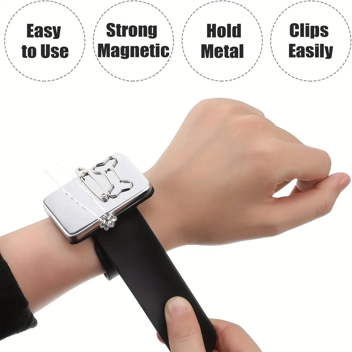 Magnetic Wrist Sewing Pincushi - Sewing Pin Cushion review and price
