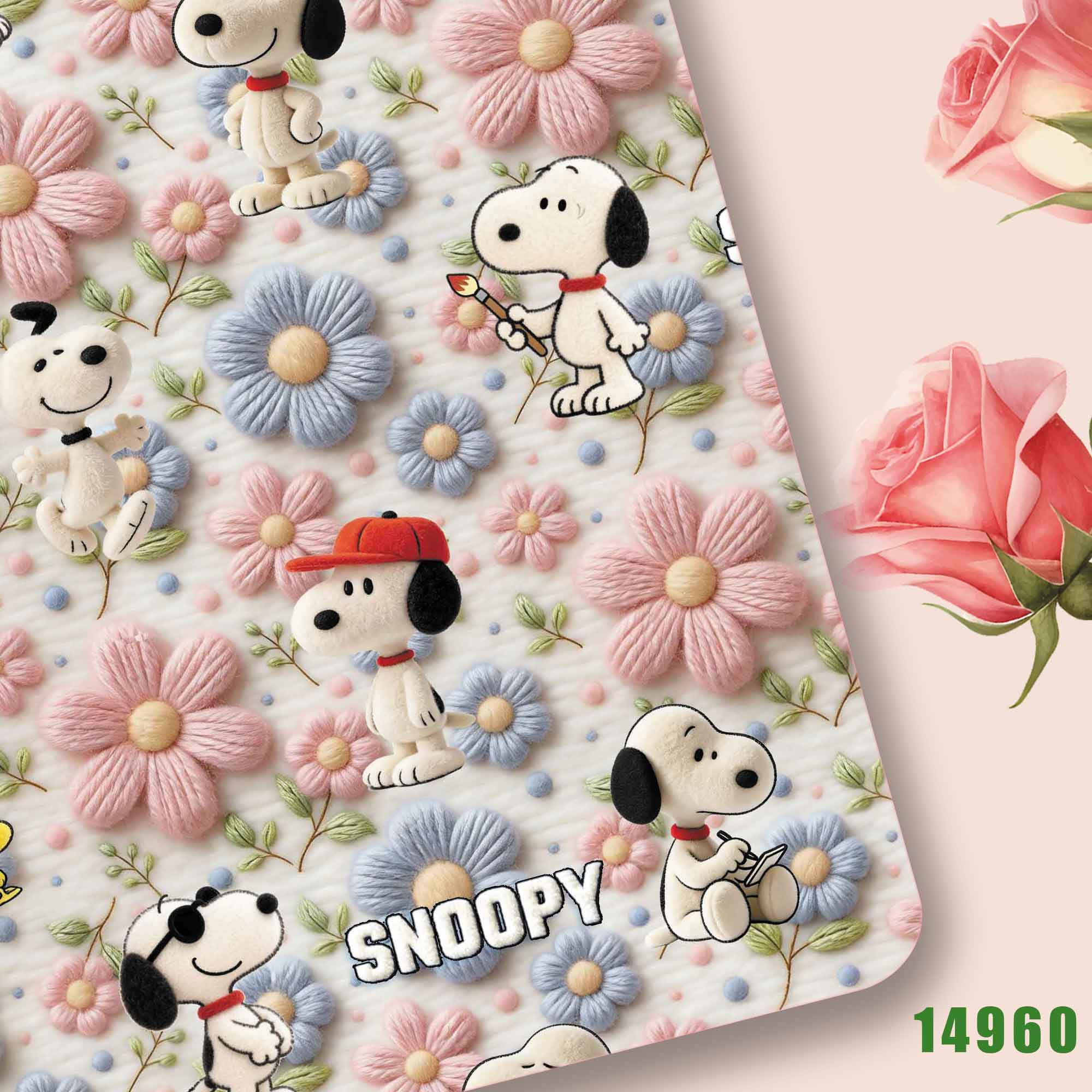 TAKARA TOMY Snoopy fabric140CM - Sewing And Textile review and price