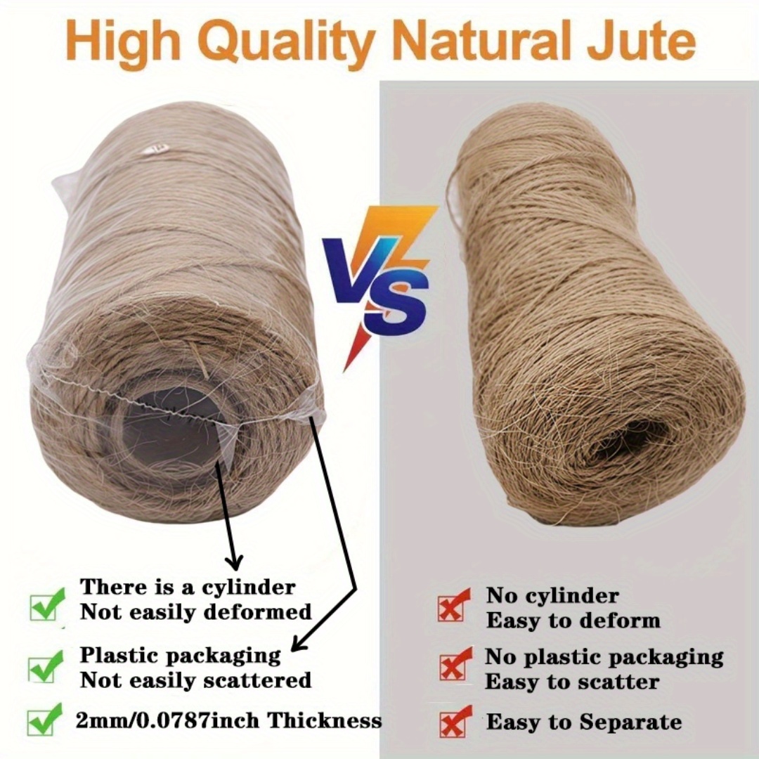 2/3/4mm Natural Jute Rope Stri - Sewing Thread In Textile review and price