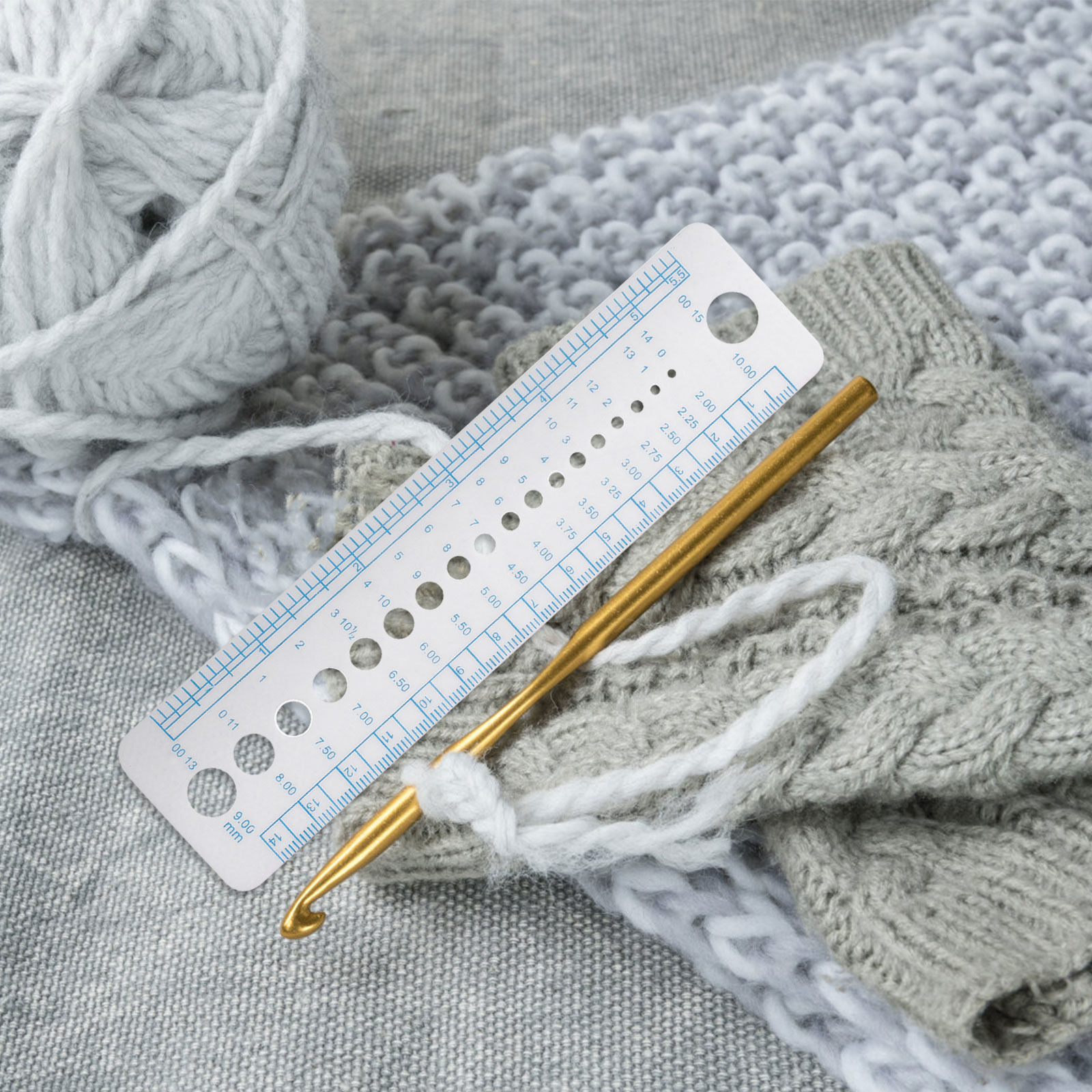 4Pcs Sweater Needle Ruler Plas - Sewing Gauge Ruler review and price