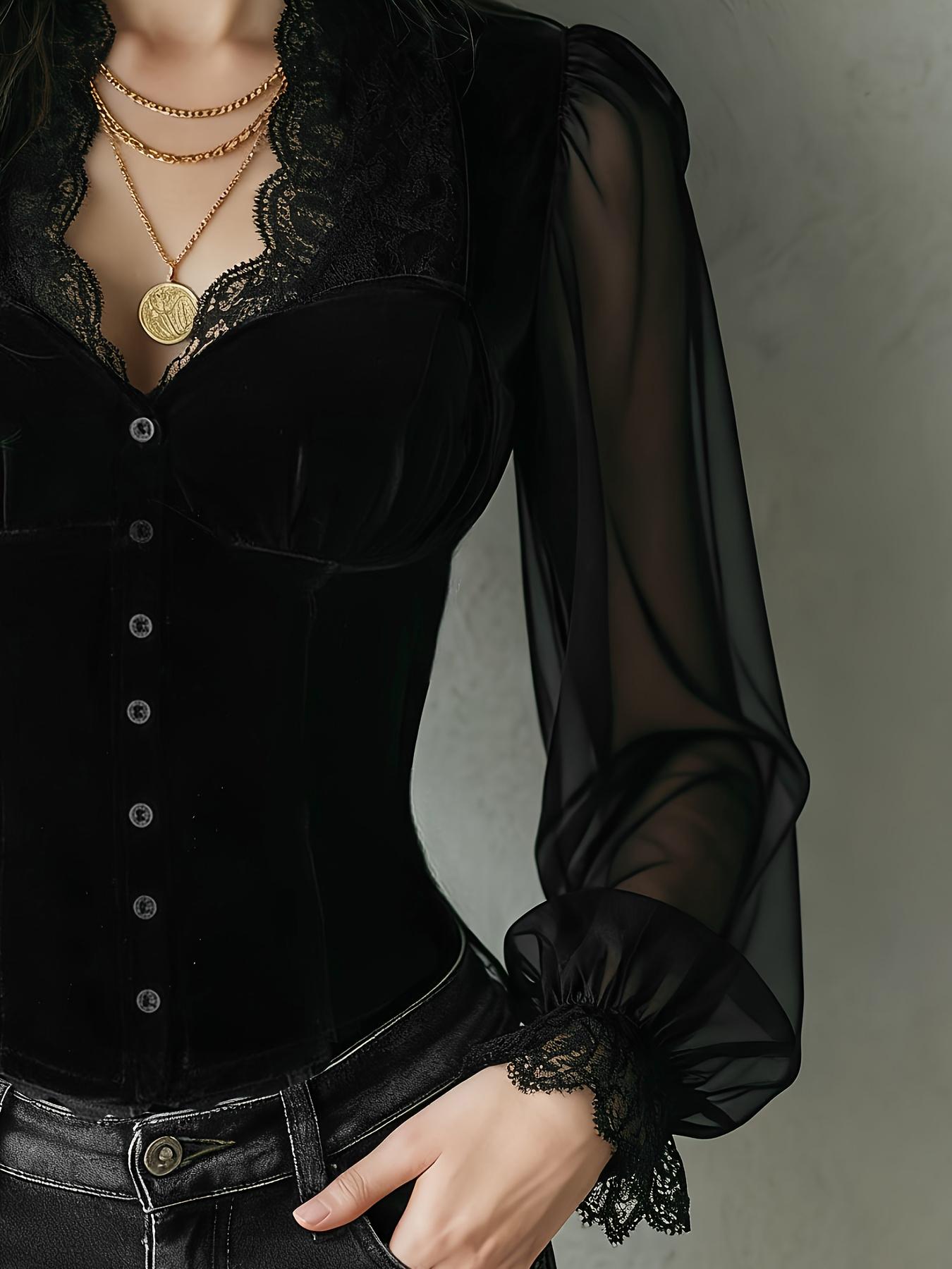Ladies Solid Color Lace Trim F - Sewing V review and price
