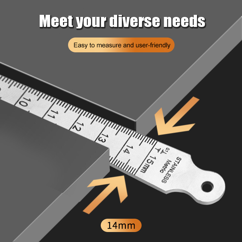1-15mm Stainless Steel Taper G - Seam Gauge Metal review and price