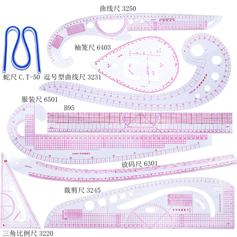 5/6/9pcs Set Tailor Measuring  - Sewing Gauge Ruler review and price