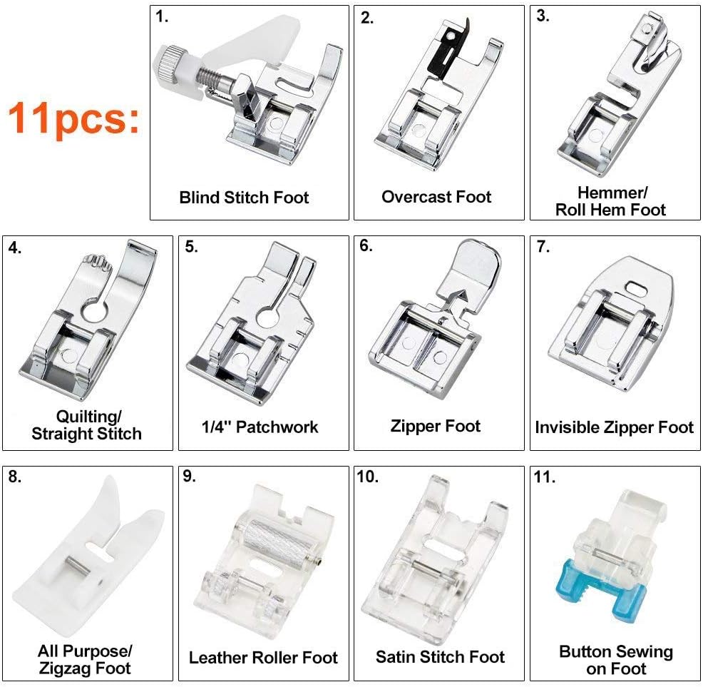 11Pcs Presser Feet Set - Walki - Sewing Kit review and price
