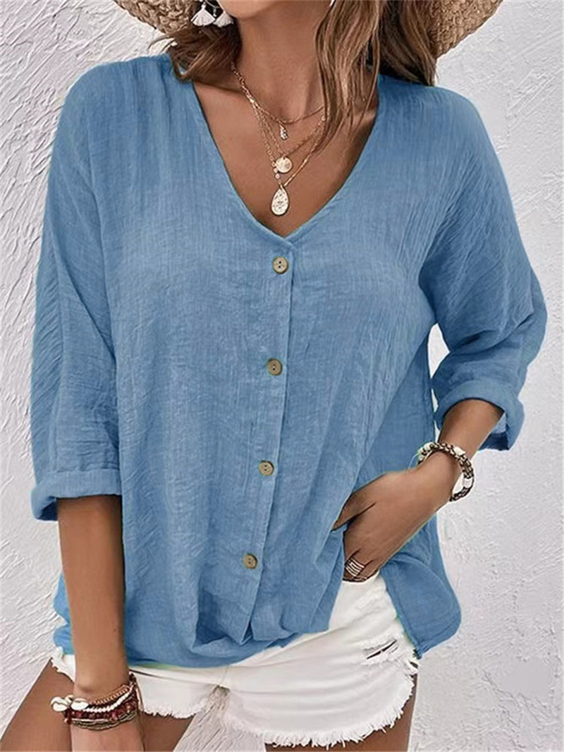 Elegant Buttons Solid Blouse S - Sewing V review and price