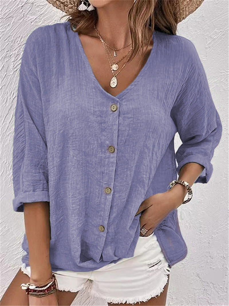 Elegant Buttons Solid Blouse S - Sewing V review and price