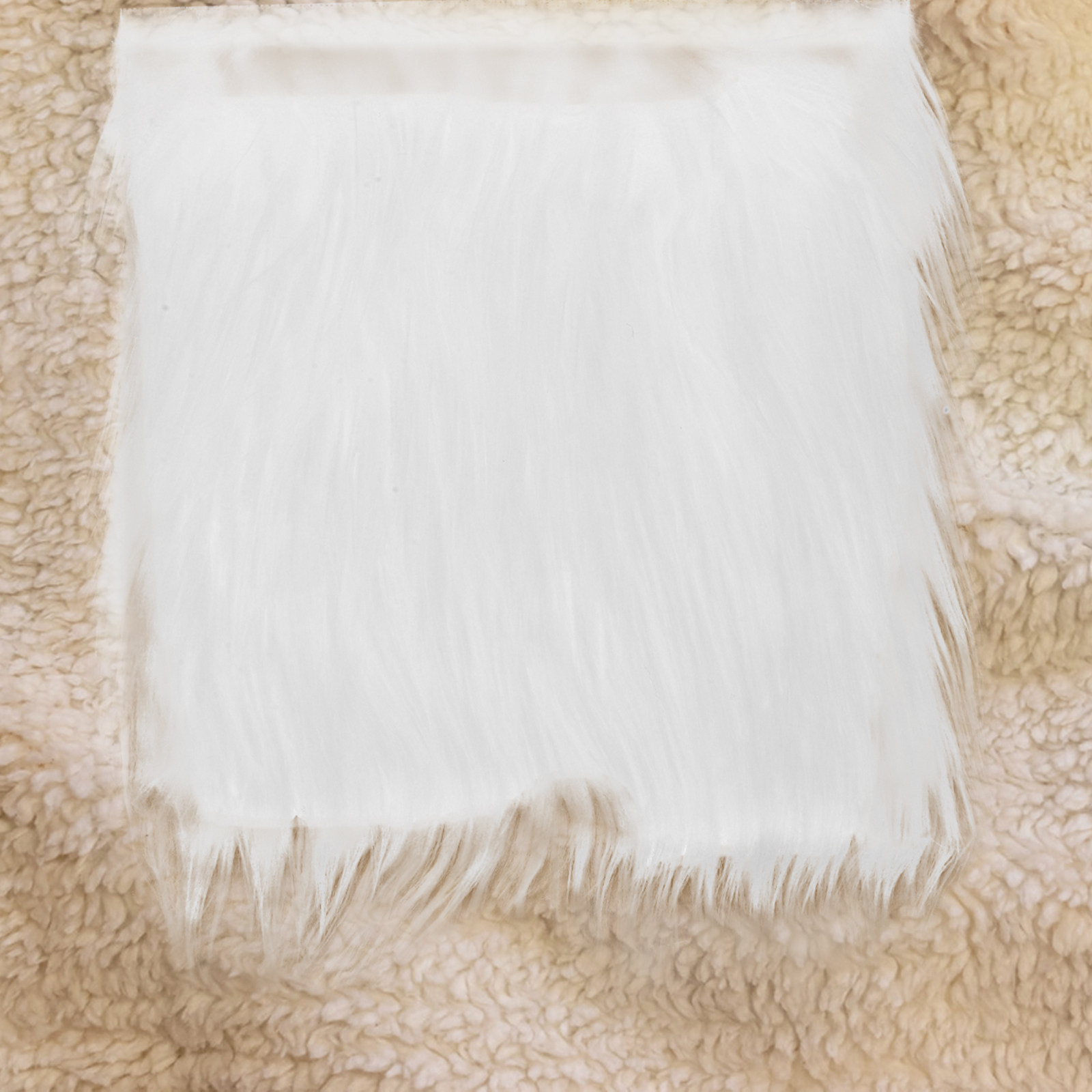 2Pcs Square Long Hair Faux Fab - Sewing And Textile review and price