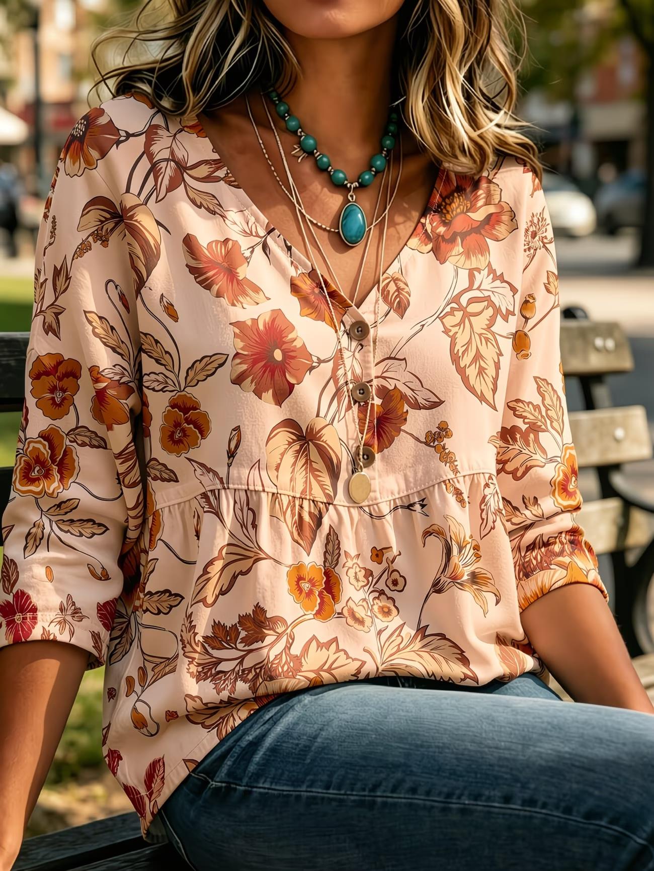 Women's Red Tiny Floral Paisle - Sewing V review and price