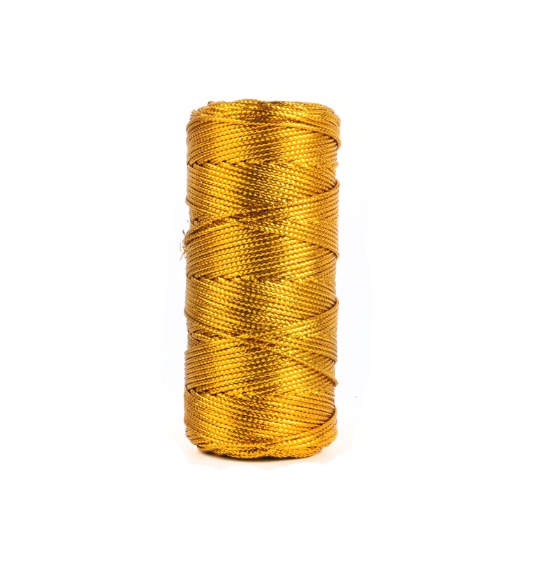Gold and Silver Macrame Cord R - Sewing Thread In Textile review and price