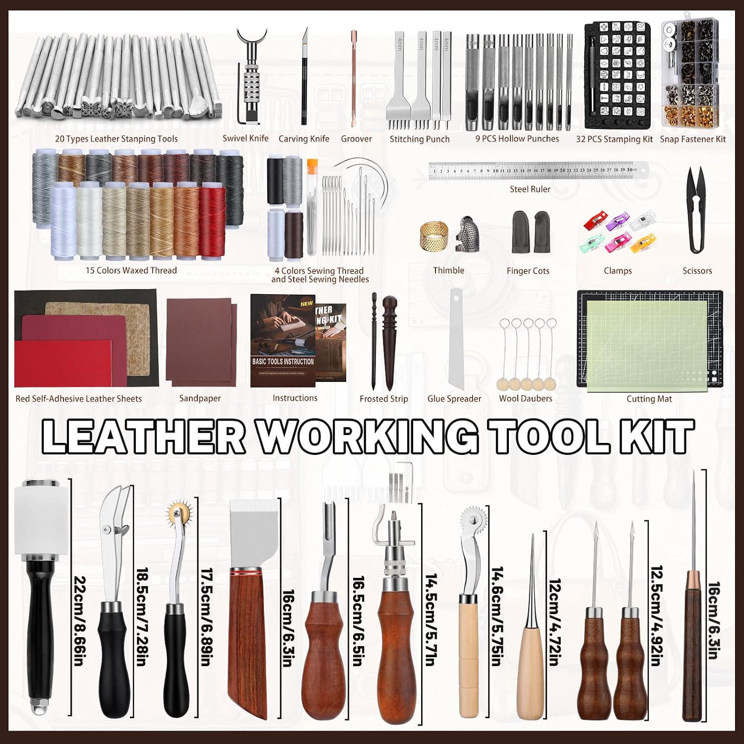 Leather Working Kit, Leather W - Sewing Kit review and price