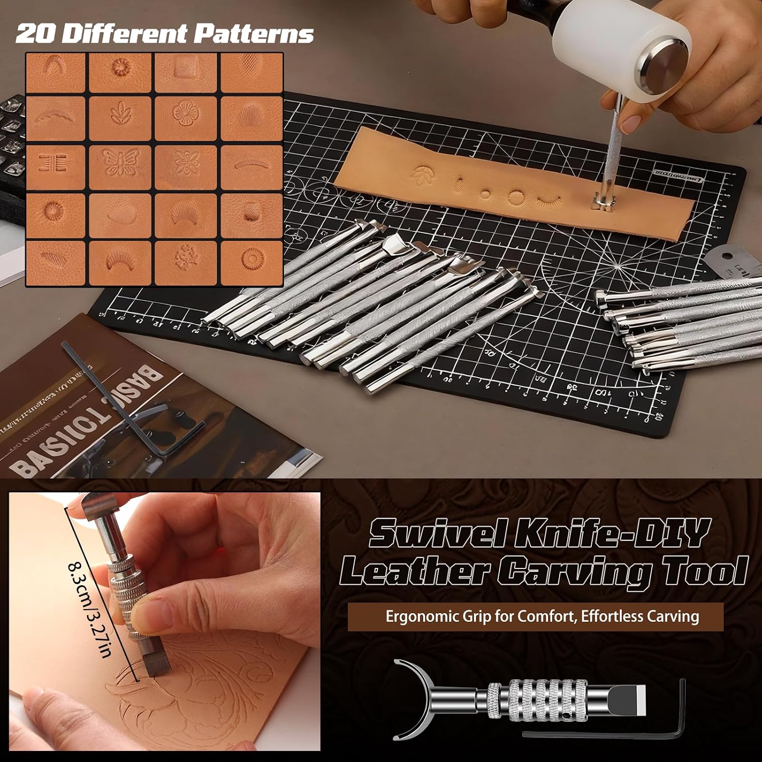 Leather Working Kit, Leather W - Sewing Kit review and price