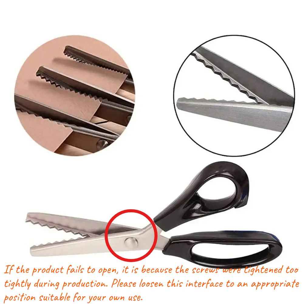 Stainless Steel Pinking Scisso - Sewing Zigzag review and price