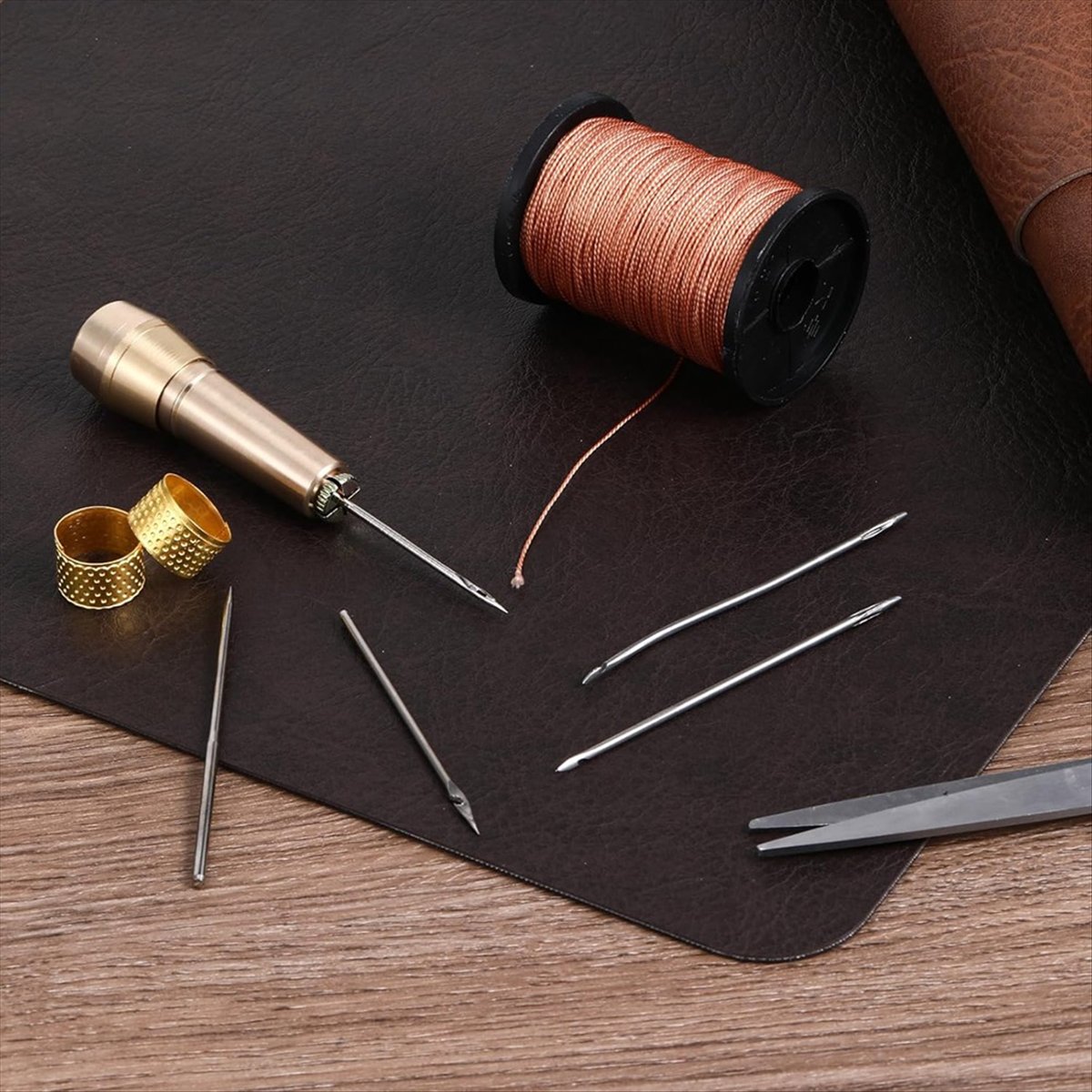 9pcs Leather Sewing Awl Kit wi - Sewing Kit review and price