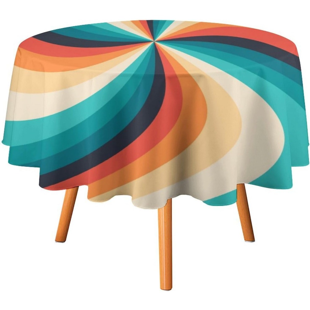 Vintage Groovy Swirl Round Tab - Century Textile & Sewing Supply Photos review and price