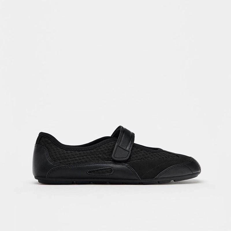 Women's Black Mesh Mary Jane F - Velcro Sew On review and price