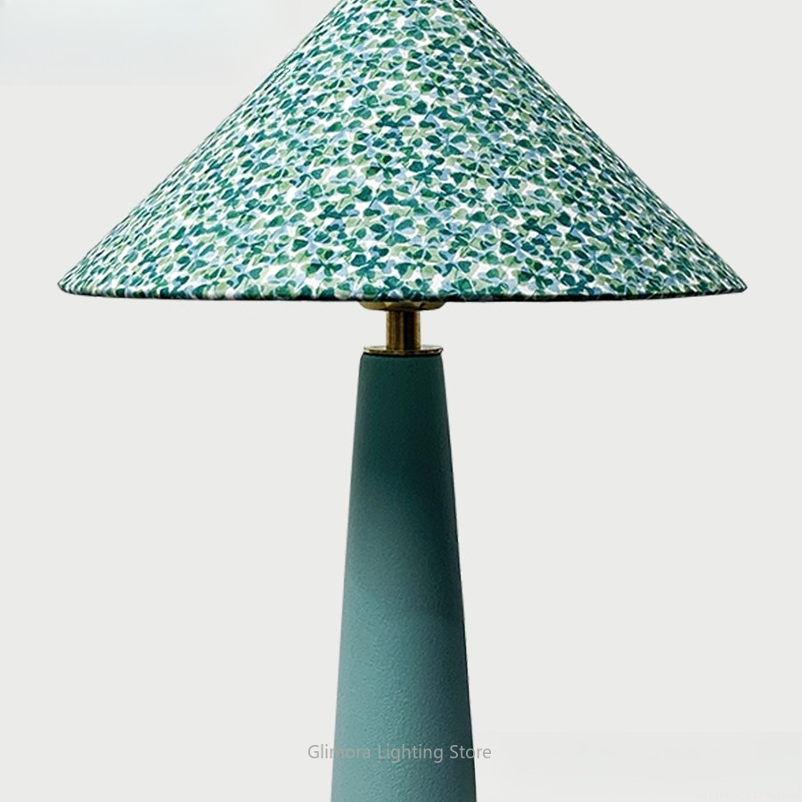 Teal Umbrella Shape Table Lamp - Century Textile & Sewing Supply Photos review and price