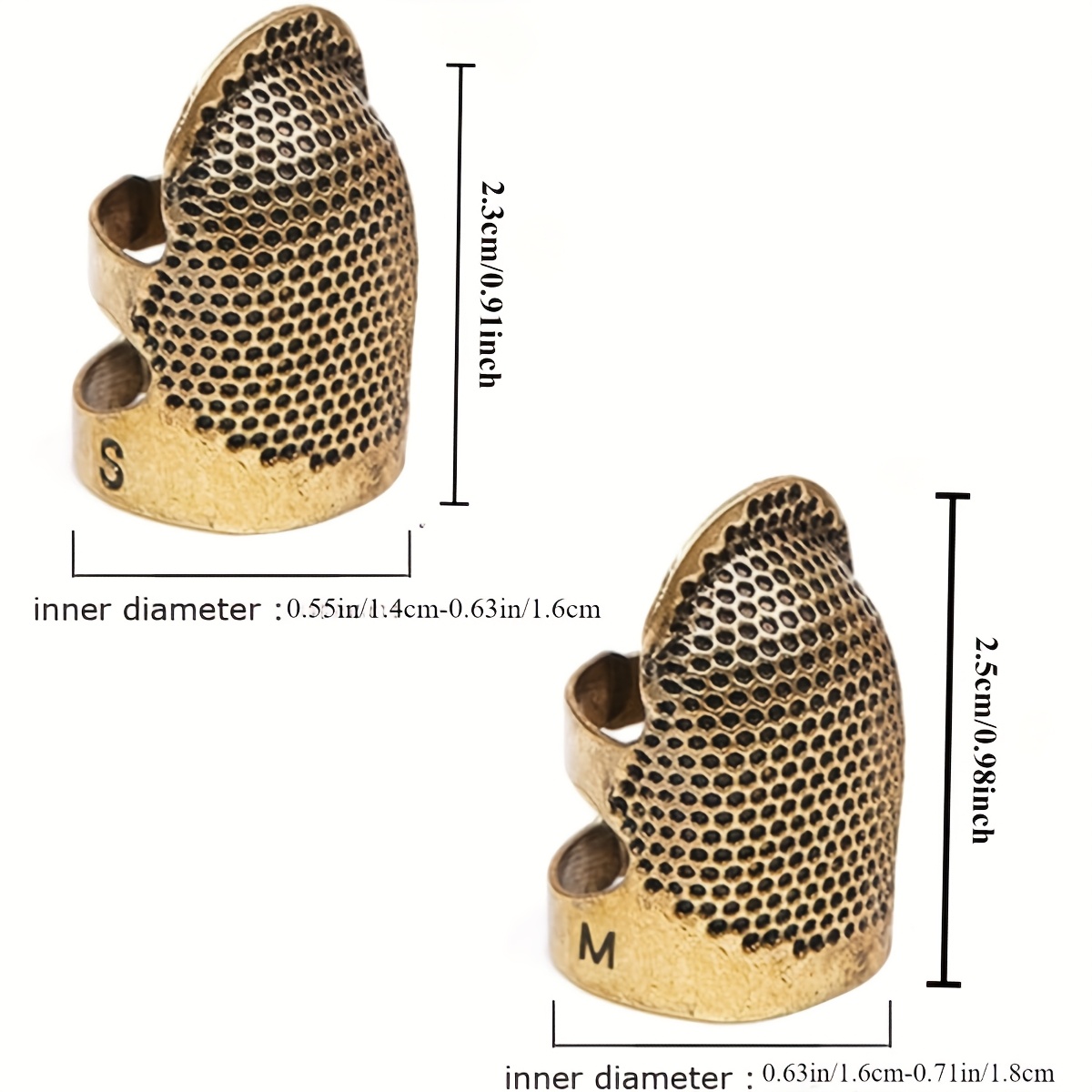 4pcs Sewing Thimble Finger Pro - Sewing Thimble Metal review and price